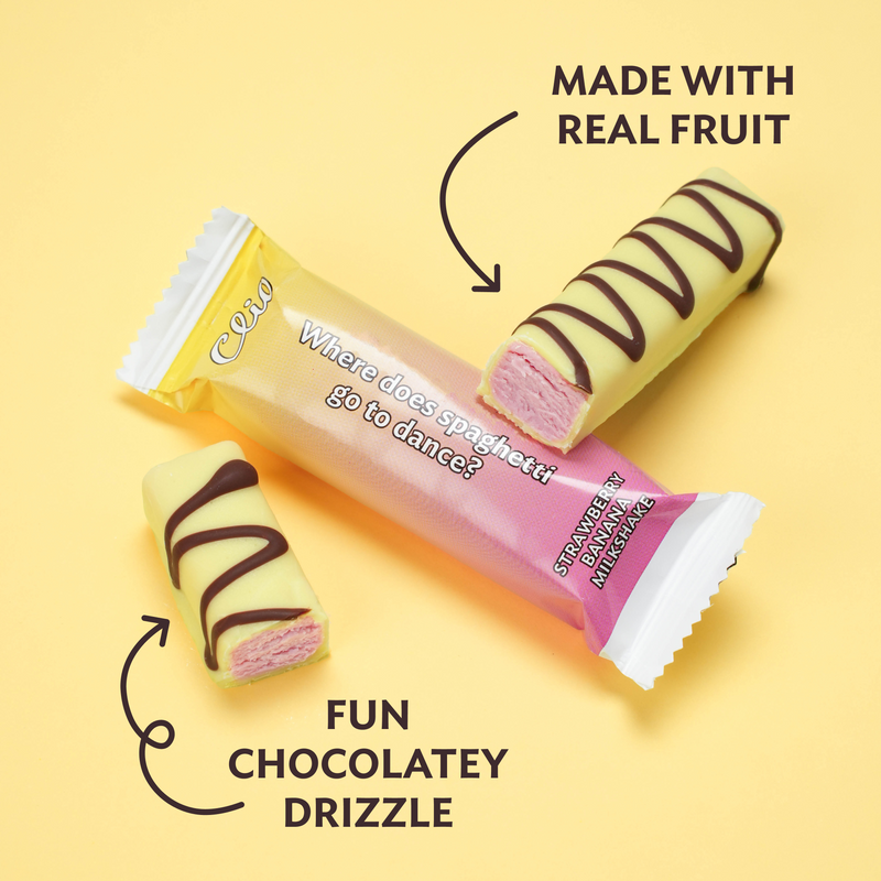 Refrigerated Greek Yogurt Bars - Drizzled 5 Pack - Strawberry Banana Milkshake