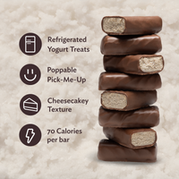 Refrigerated Greek Yogurt Bars - Mini Size 8 Pack - Cookies & Cream