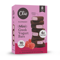 Refrigerated Greek Yogurt Bars - Mini Size 8 Pack - Raspberry