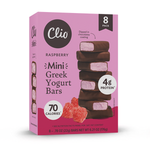Refrigerated Greek Yogurt Bars - Mini Size 8 Pack - Raspberry