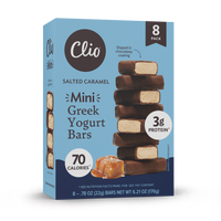 Refrigerated Greek Yogurt Bars - Mini Size 8 Pack - Salted Caramel