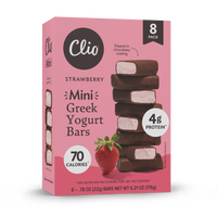 Refrigerated Greek Yogurt Bars - Mini Size 8 Pack - Strawberry